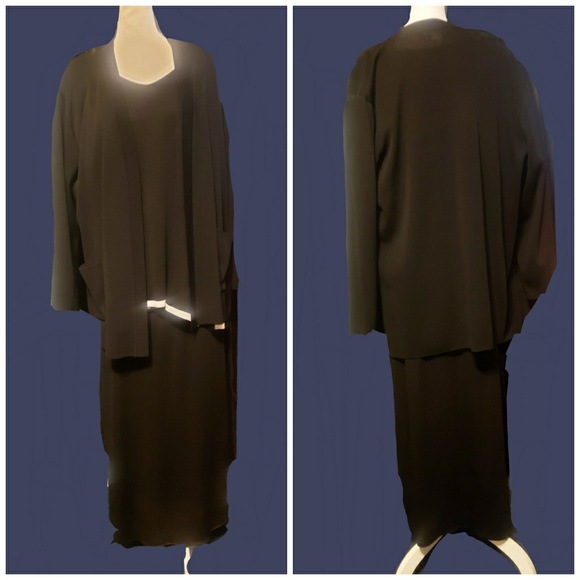 Vintage 3 Piece Maxi Skirt/VNeck Top/Cardigan Set! - Picture 7 of 7